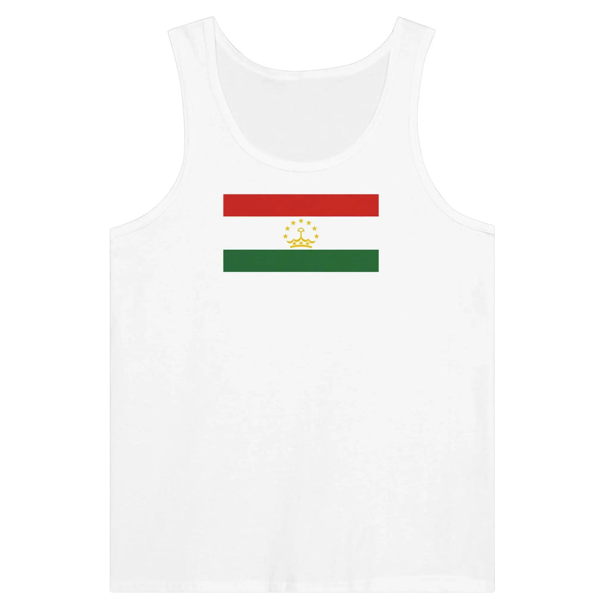 Débardeur drapeau tadjikistan tissu léger filé à l’anneau