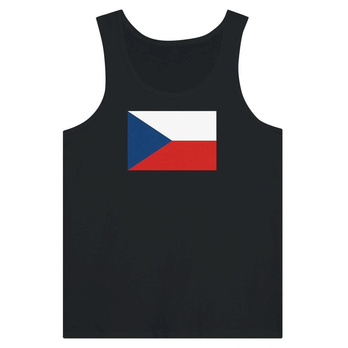 Débardeur drapeau tchéquie tissu léger couleurs vives