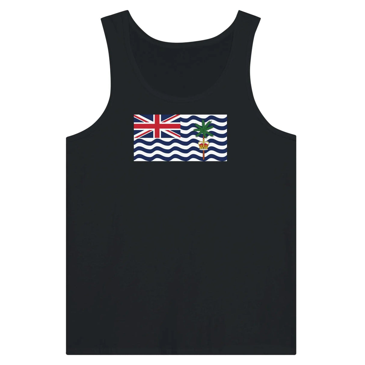 Débardeur drapeau territoire britannique tissu léger stylé