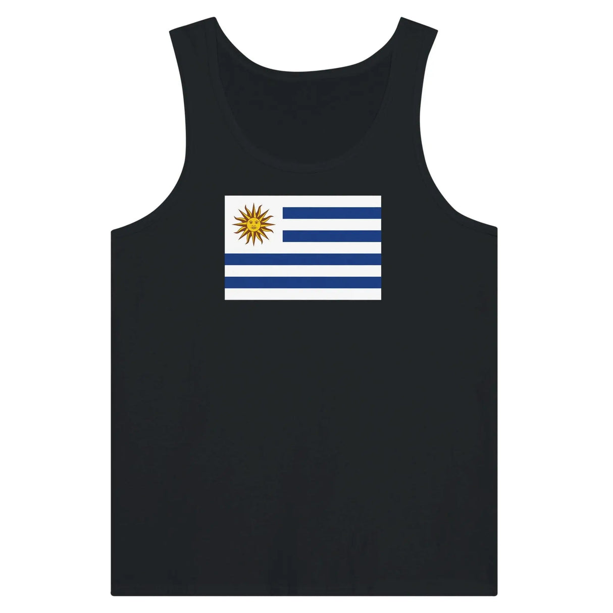 Débardeur drapeau uruguay tissu léger excellente respirabilité