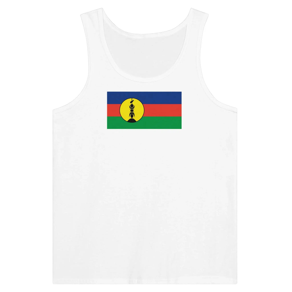 Débardeur drapeaux nouvelle-calédonie tissu léger coloré