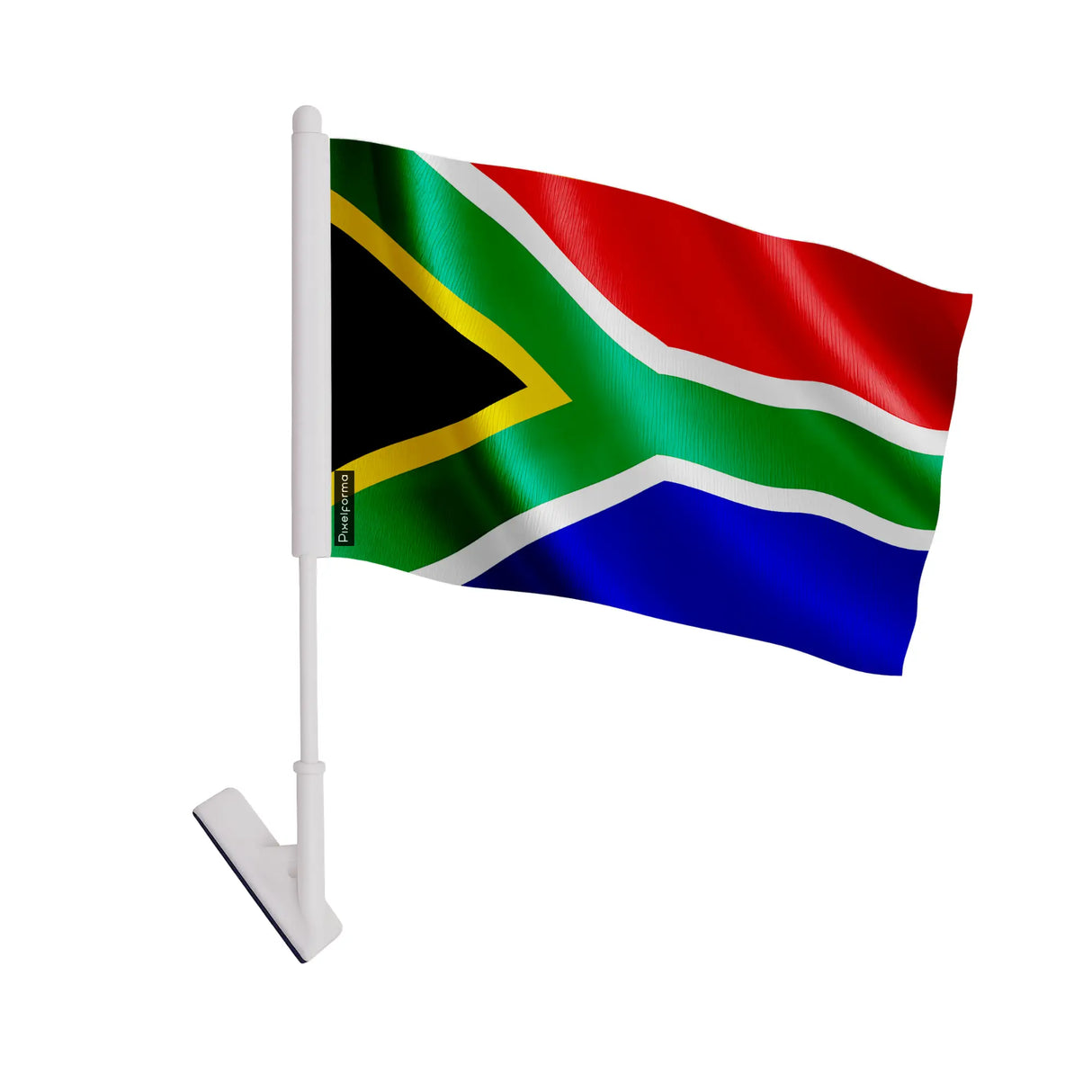 Drapeau adhésif afrique du sud en polyester facile à coller