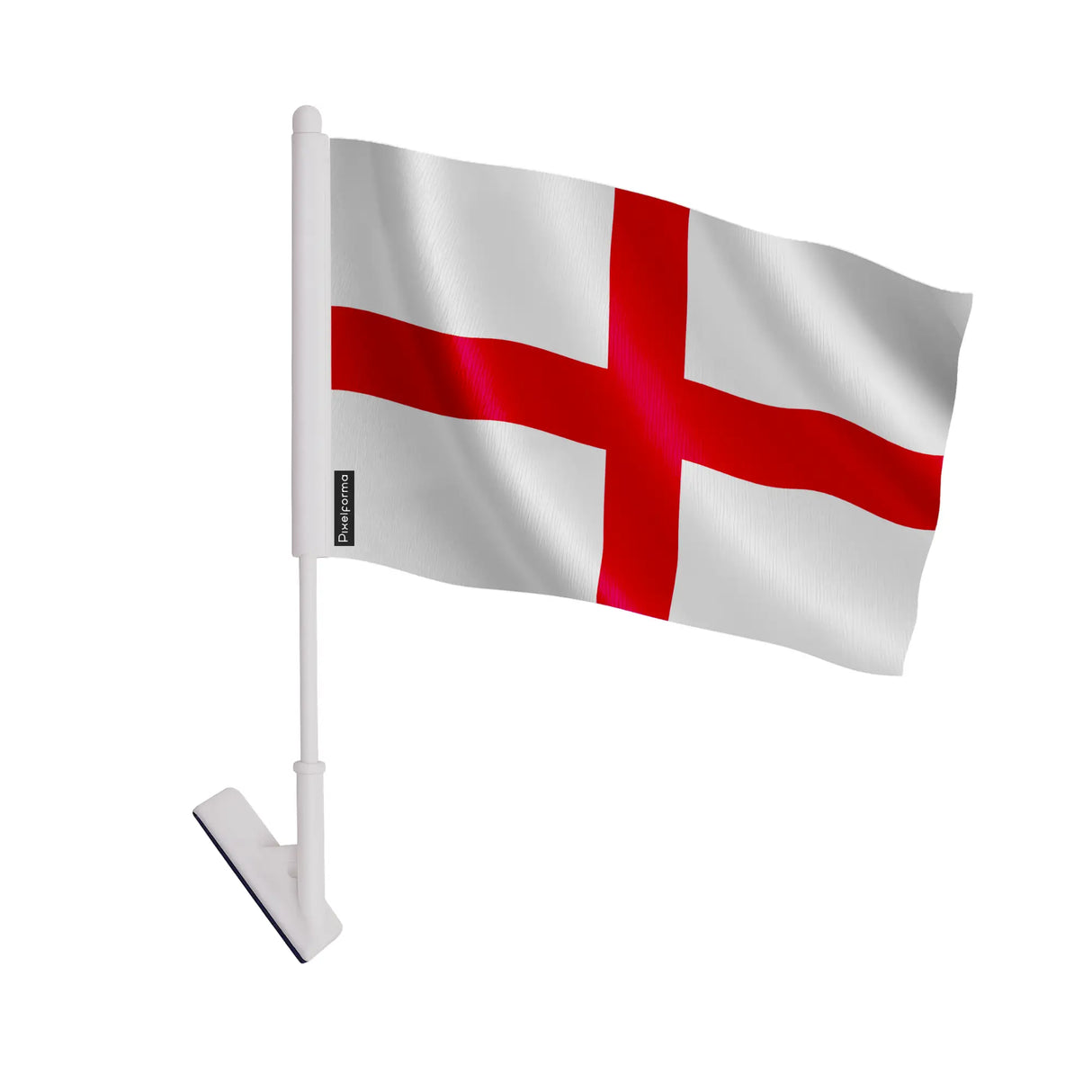 Drapeau adhésif angleterre polyester souple facile à coller