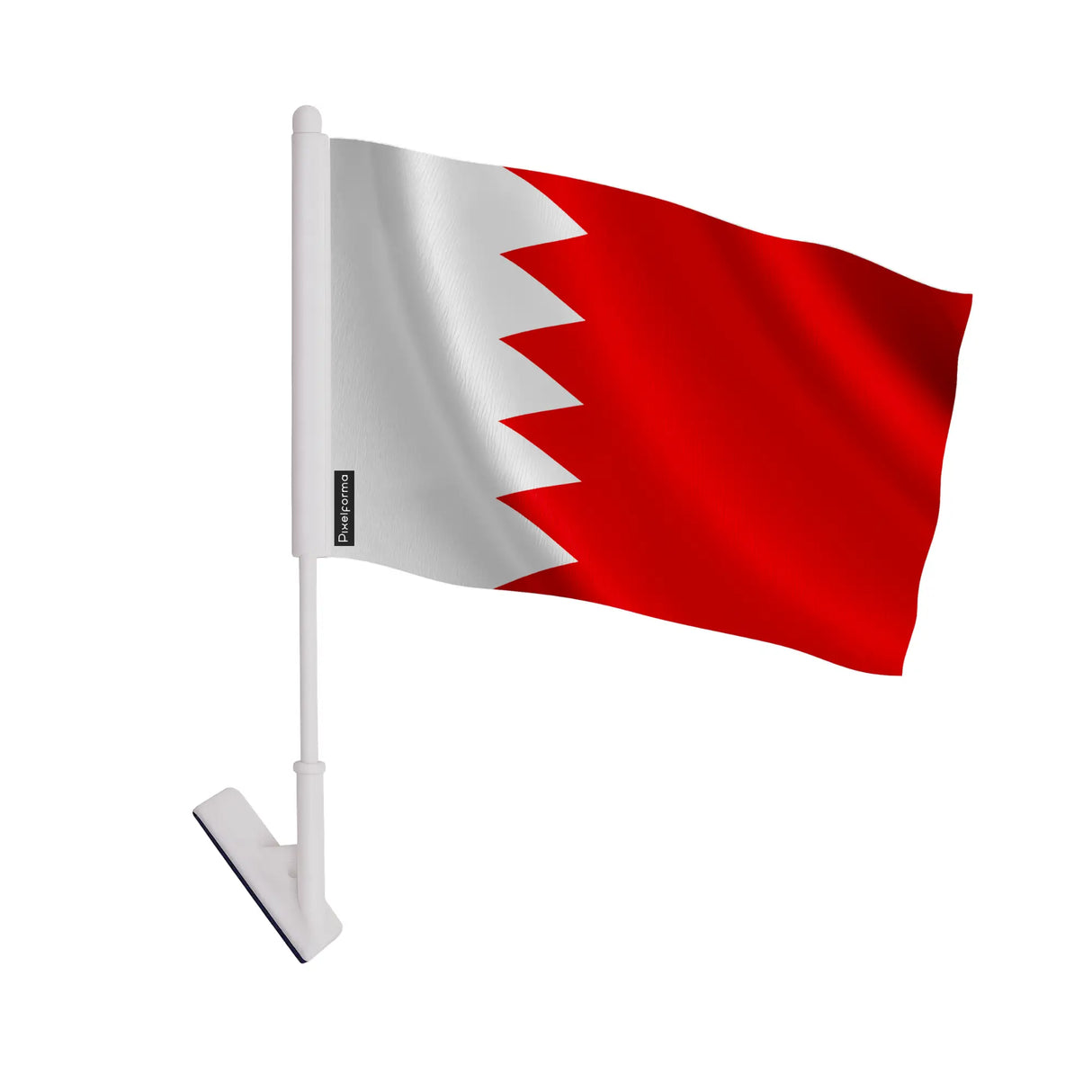 Drapeau adhésif bahreïn polyester souple facile à coller