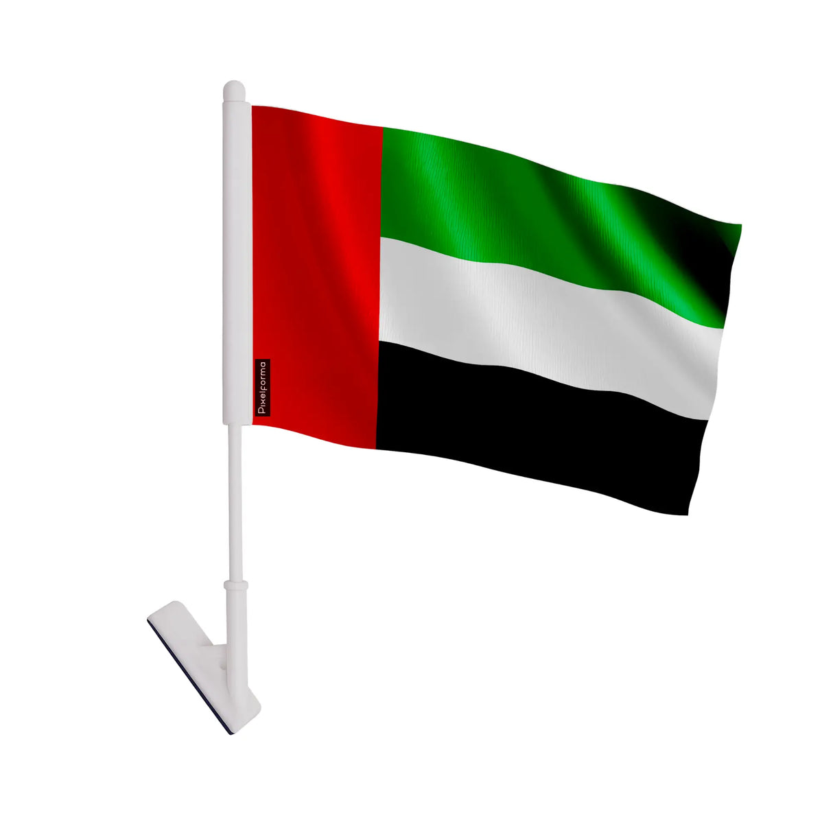 Drapeau adhésif émirats arabes polyester facile à coller