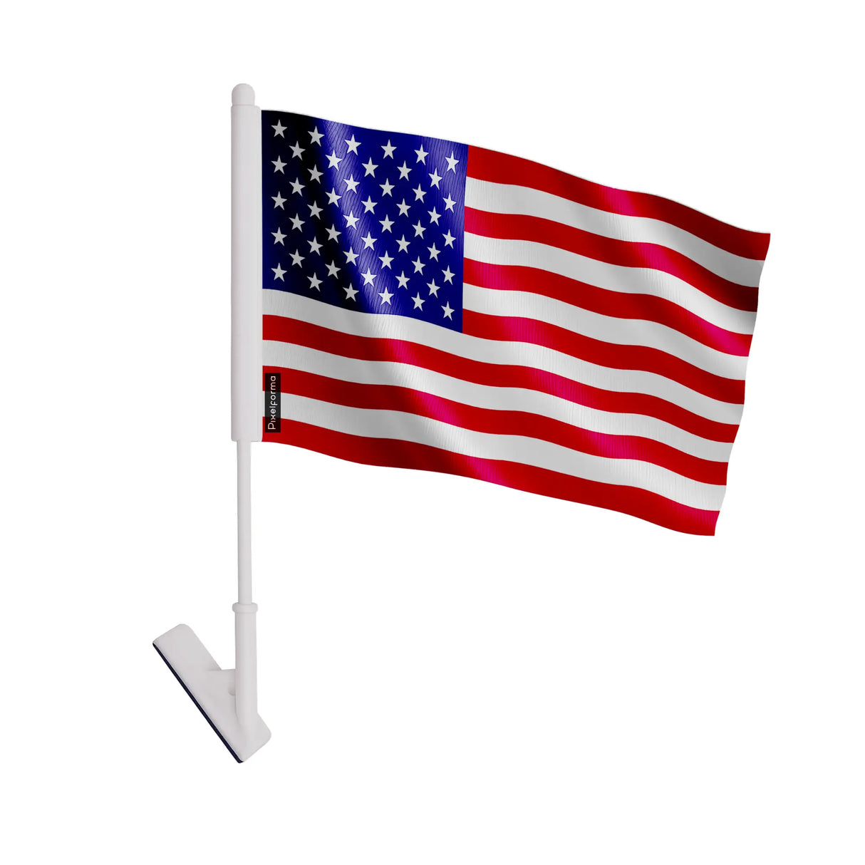 Drapeau adhésif états-unis polyester souple facile à coller