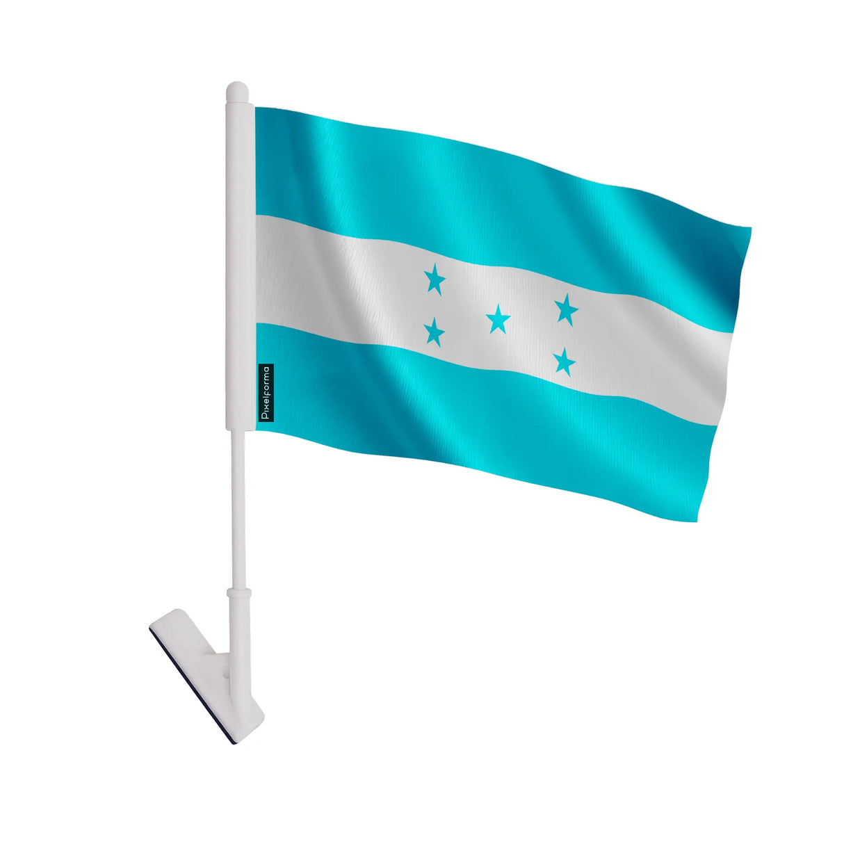 Drapeau adhésif honduras en polyester souple facile à poser