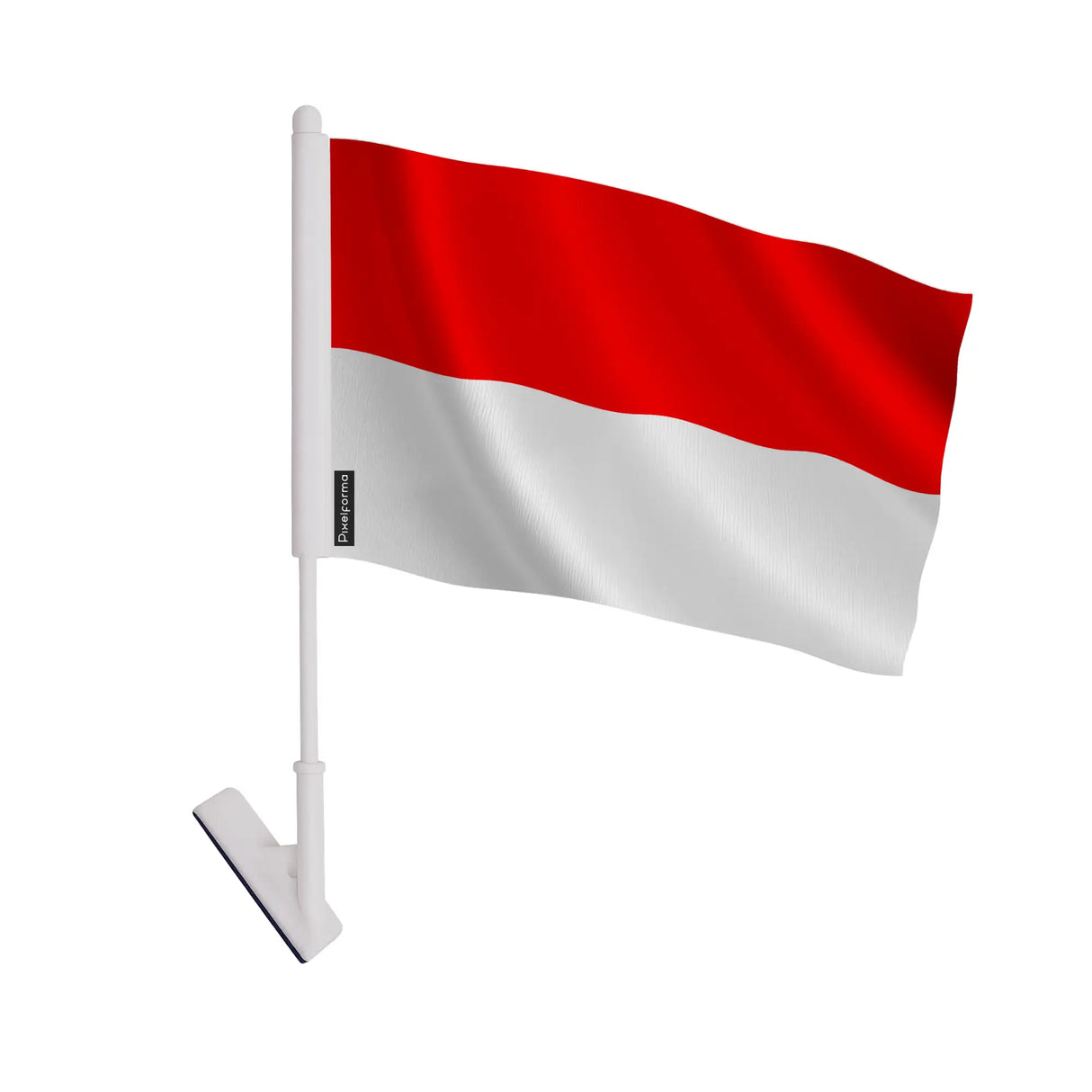 Drapeau adhésif indonésie polyester souple facile à coller