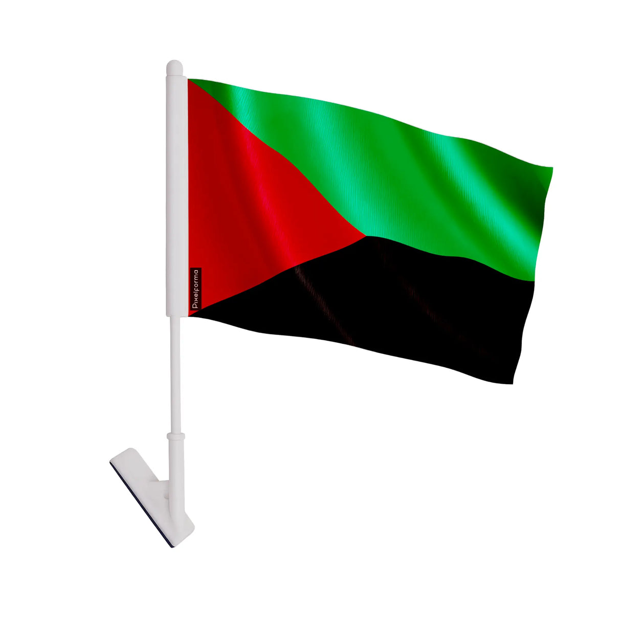 Drapeau adhésif martinique polyester souple facile à poser