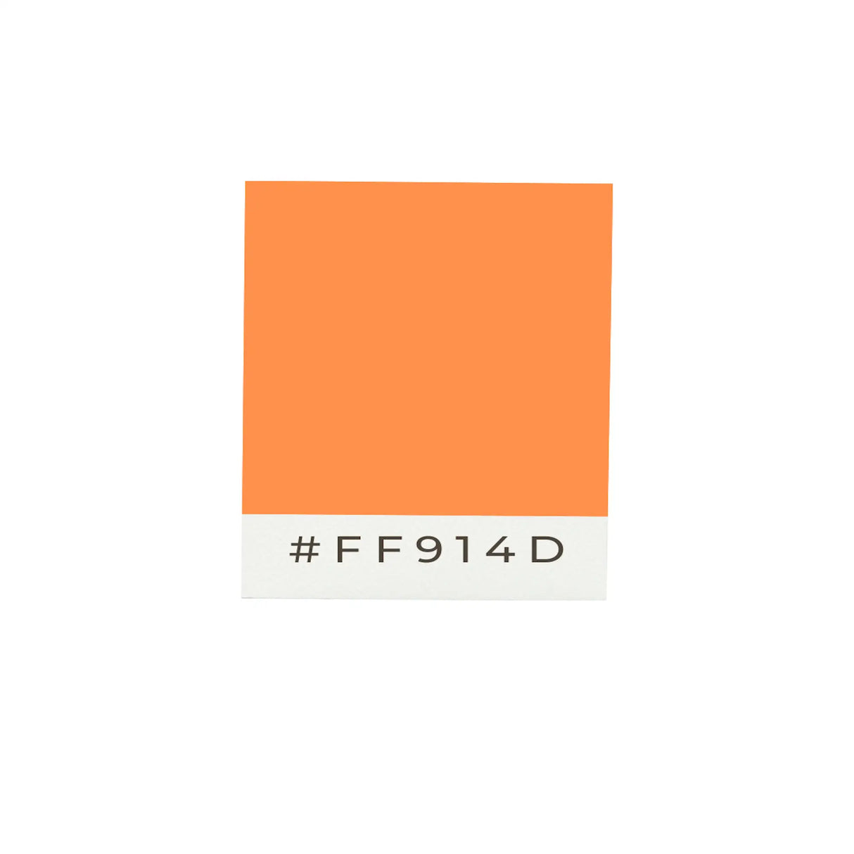 Drapeau adhésif orange polyester souple facile à coller