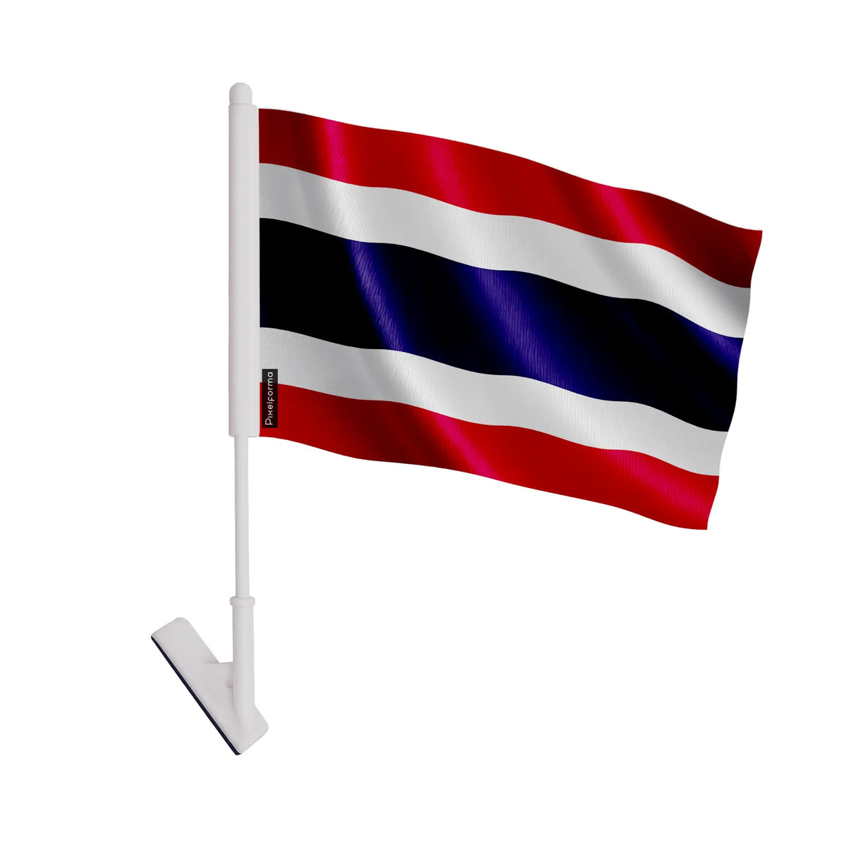 Drapeau adhésif thaïlande polyester souple facile à coller