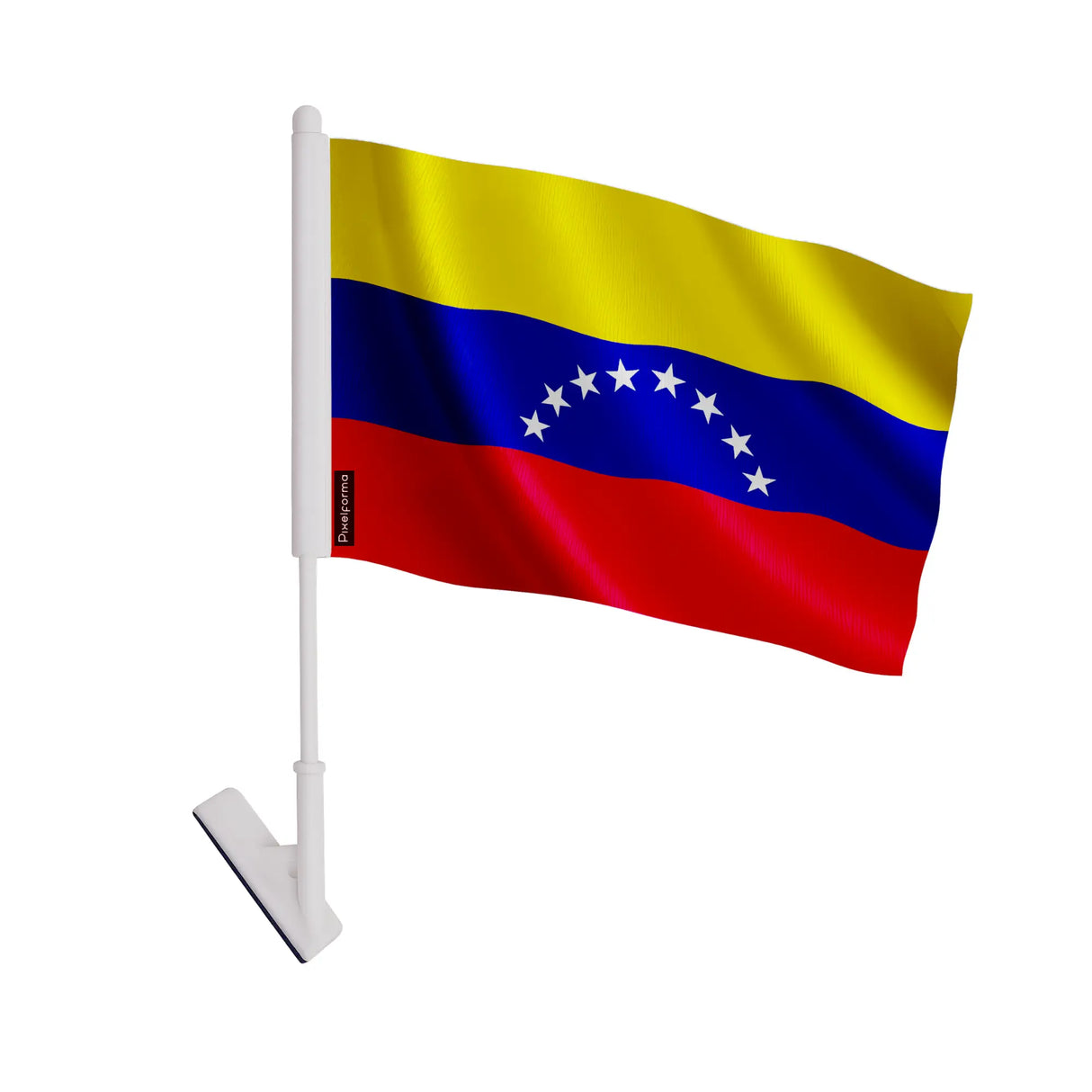 Drapeau adhésif venezuela polyester souple facile à coller