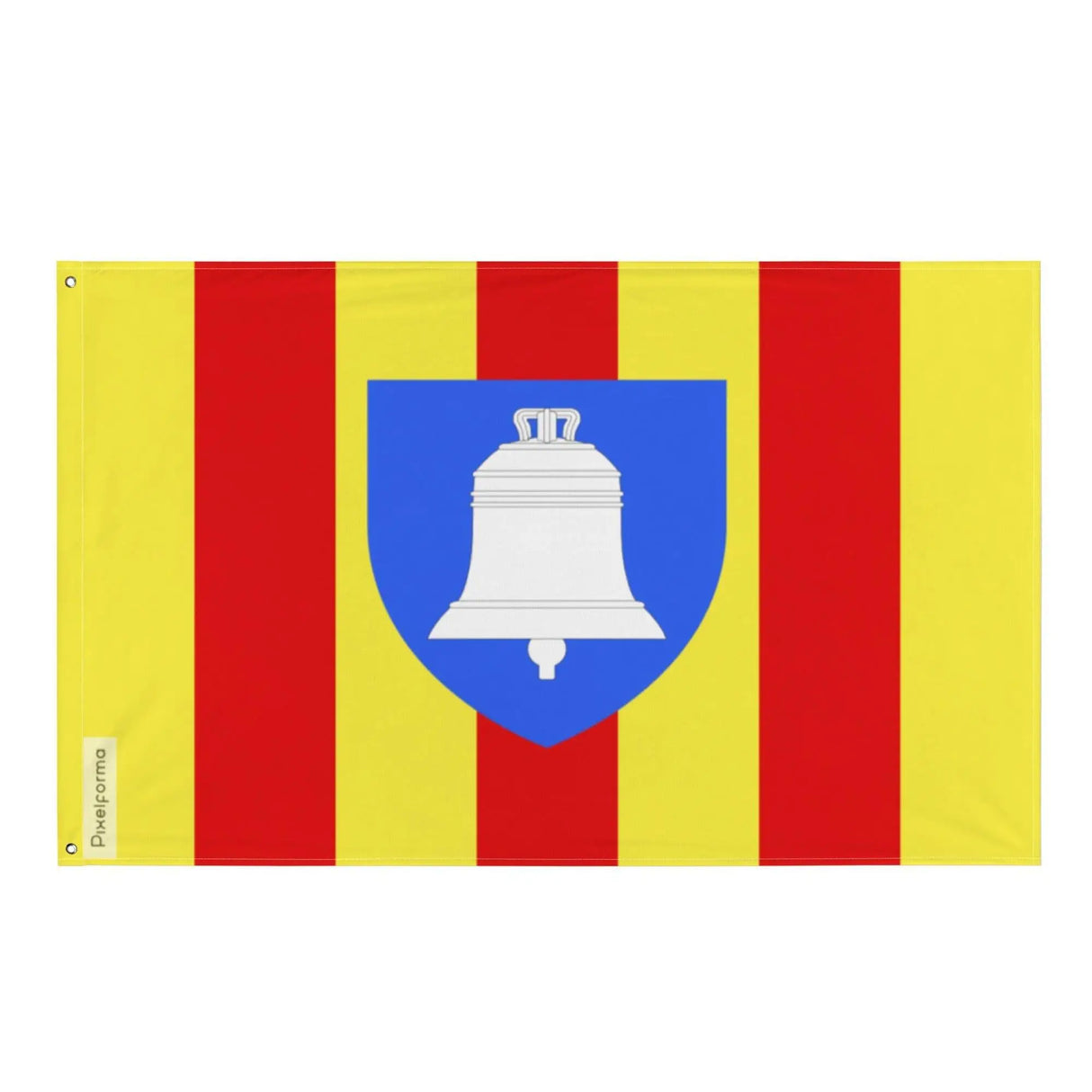 Drapeau ariège polyester résistant double ourlet œillets