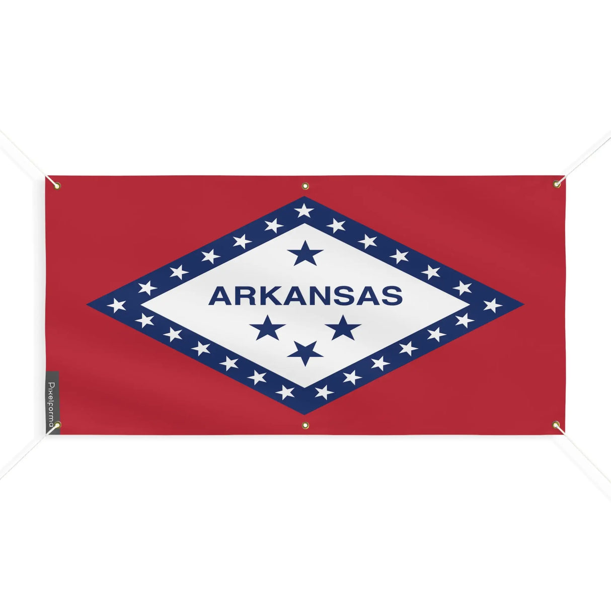 Drapeau arkansas polyester résistant aux intempéries