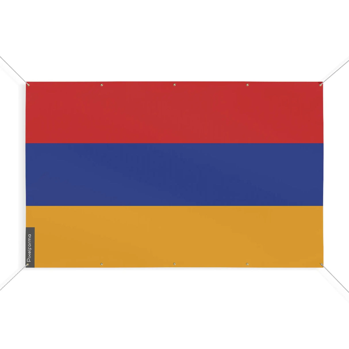 Drapeau arménie en polyester avec œillets résistants