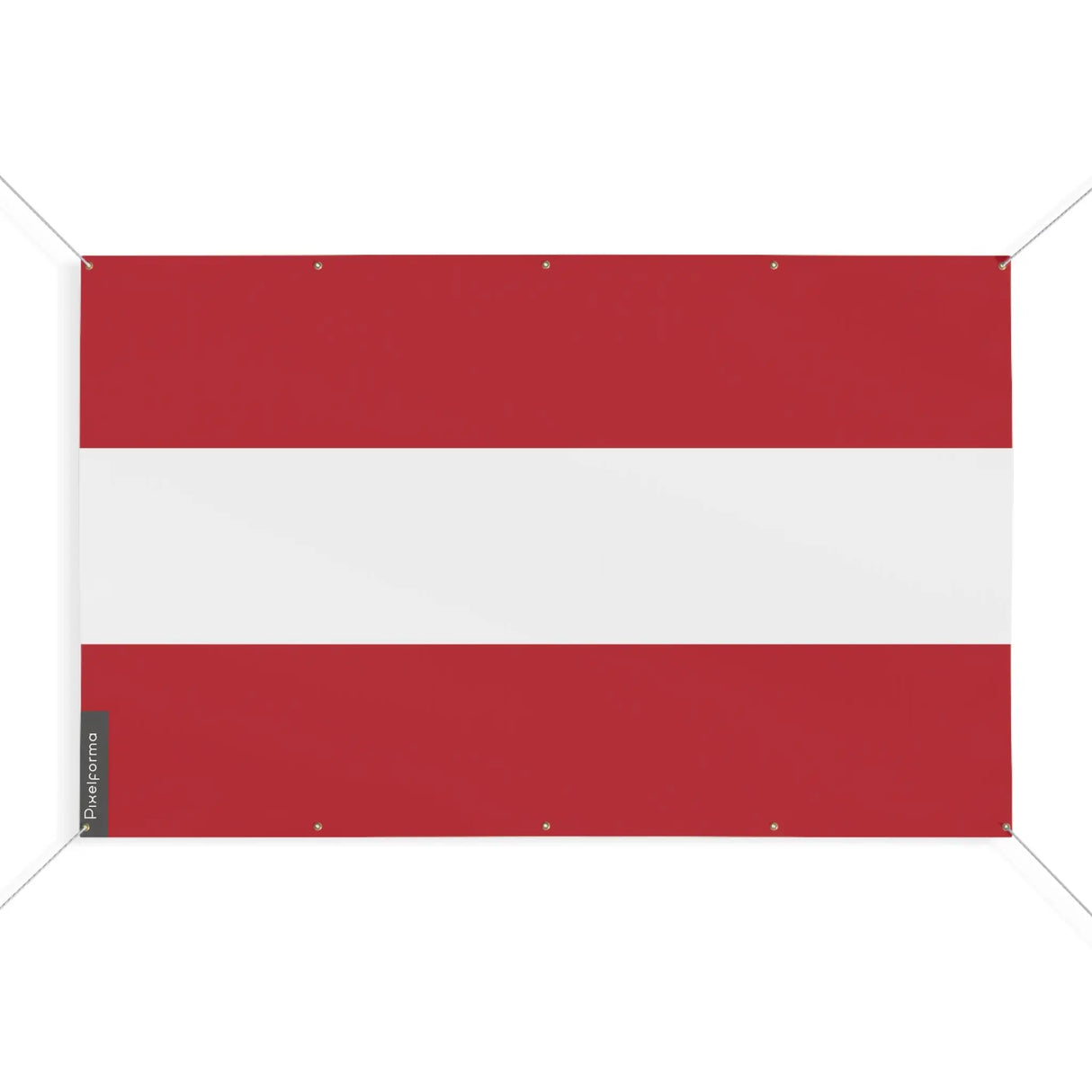 Drapeau autriche polyester résistant avec œillets robustes