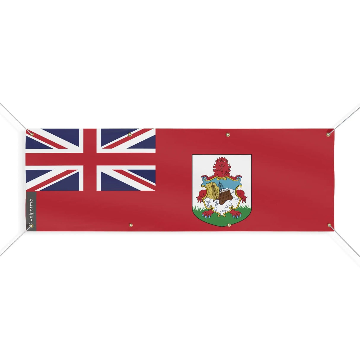 Drapeau bermudes polyester résistant pour extérieur durable