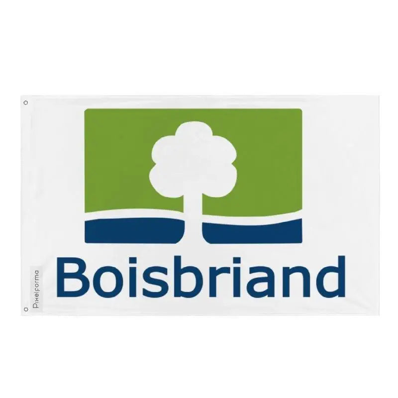 Drapeau bois-des-filion polyester œillets à gauche robuste