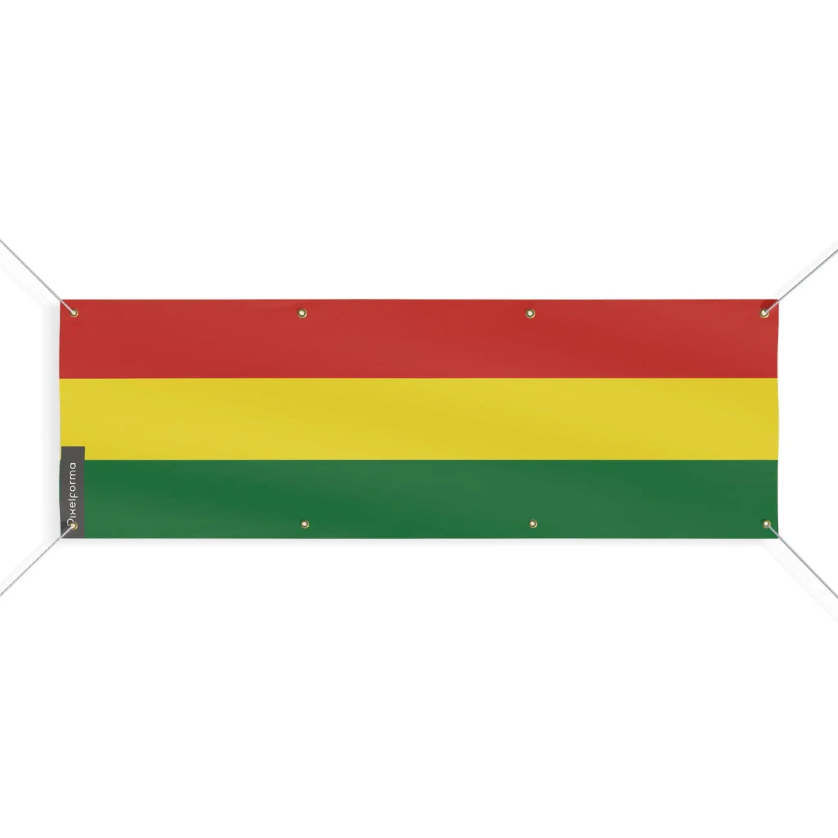 Drapeau bolivie polyester résistant 8 œillets extérieur