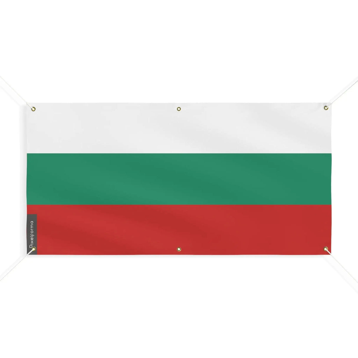 Drapeau bulgarie polyester résistant aux intempéries