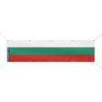 Drapeau bulgarie polyester résistant avec œillets robustes