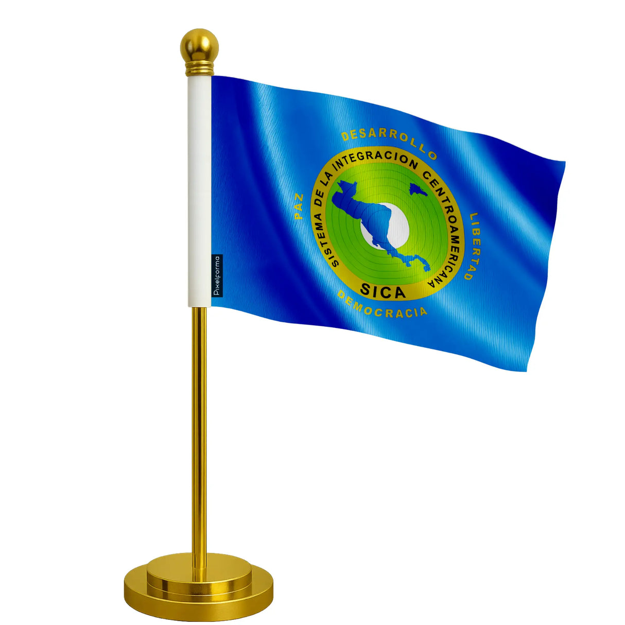 Drapeau bureau système d’intégration centraméricain polyester