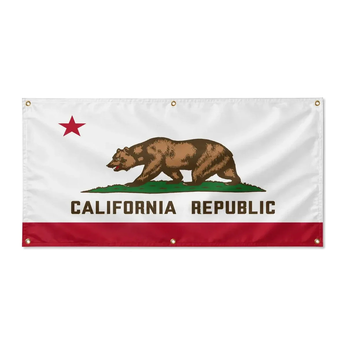 Drapeau californie polyester résistant aux intempéries