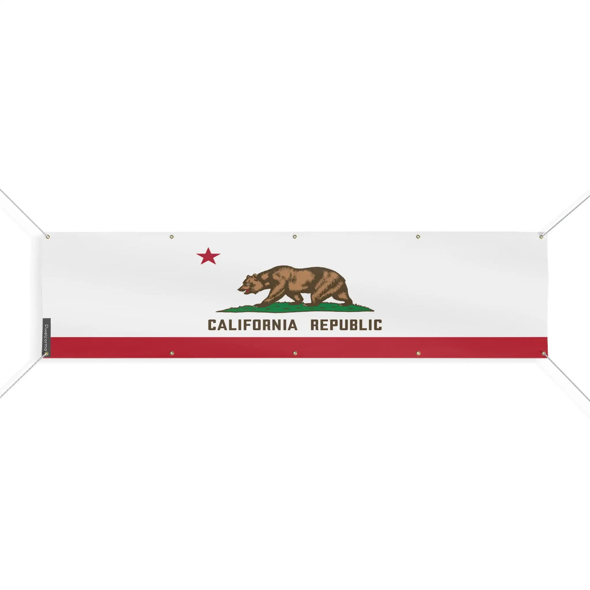 Drapeau californie polyester résistant aux intempéries