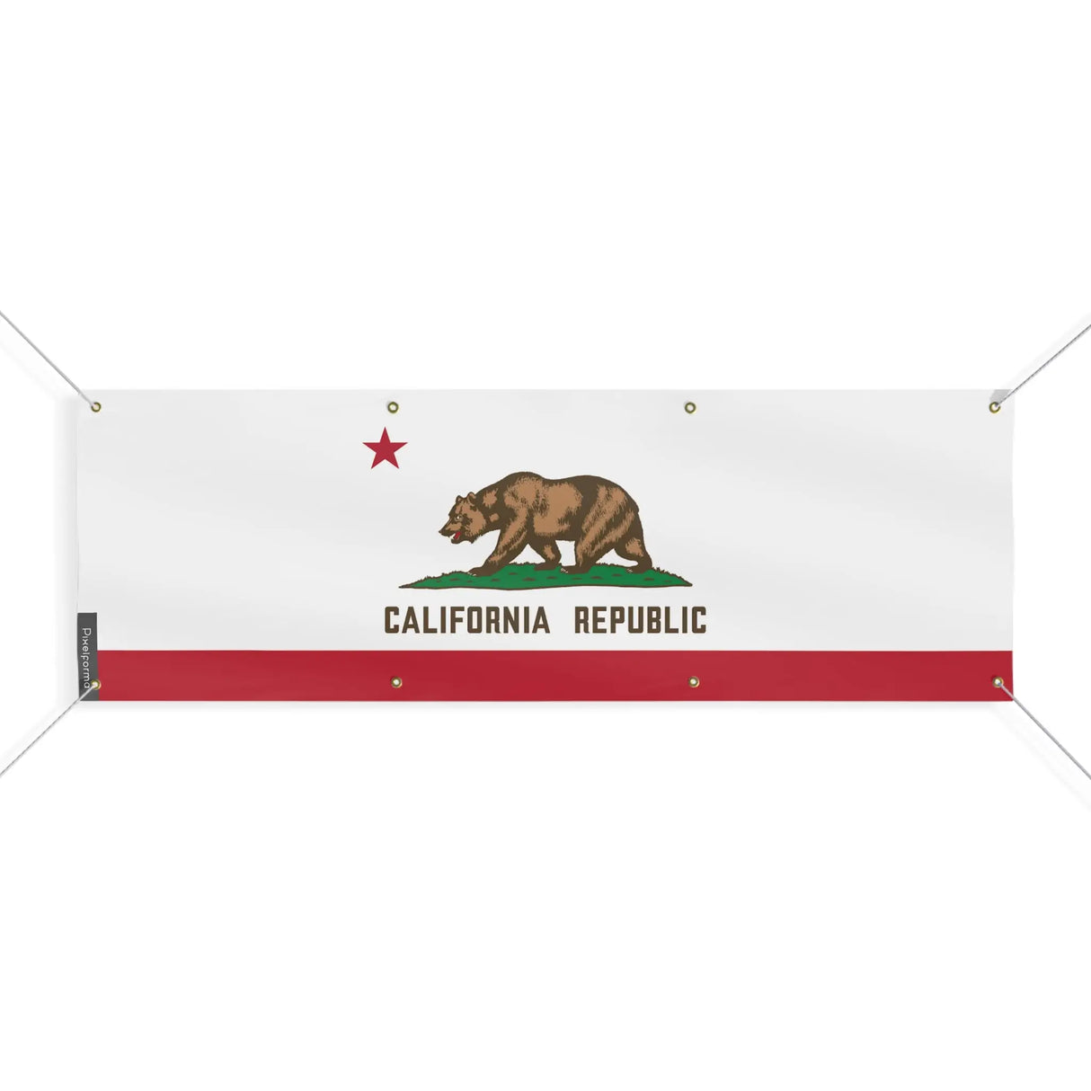 Drapeau californie polyester résistant aux intempéries