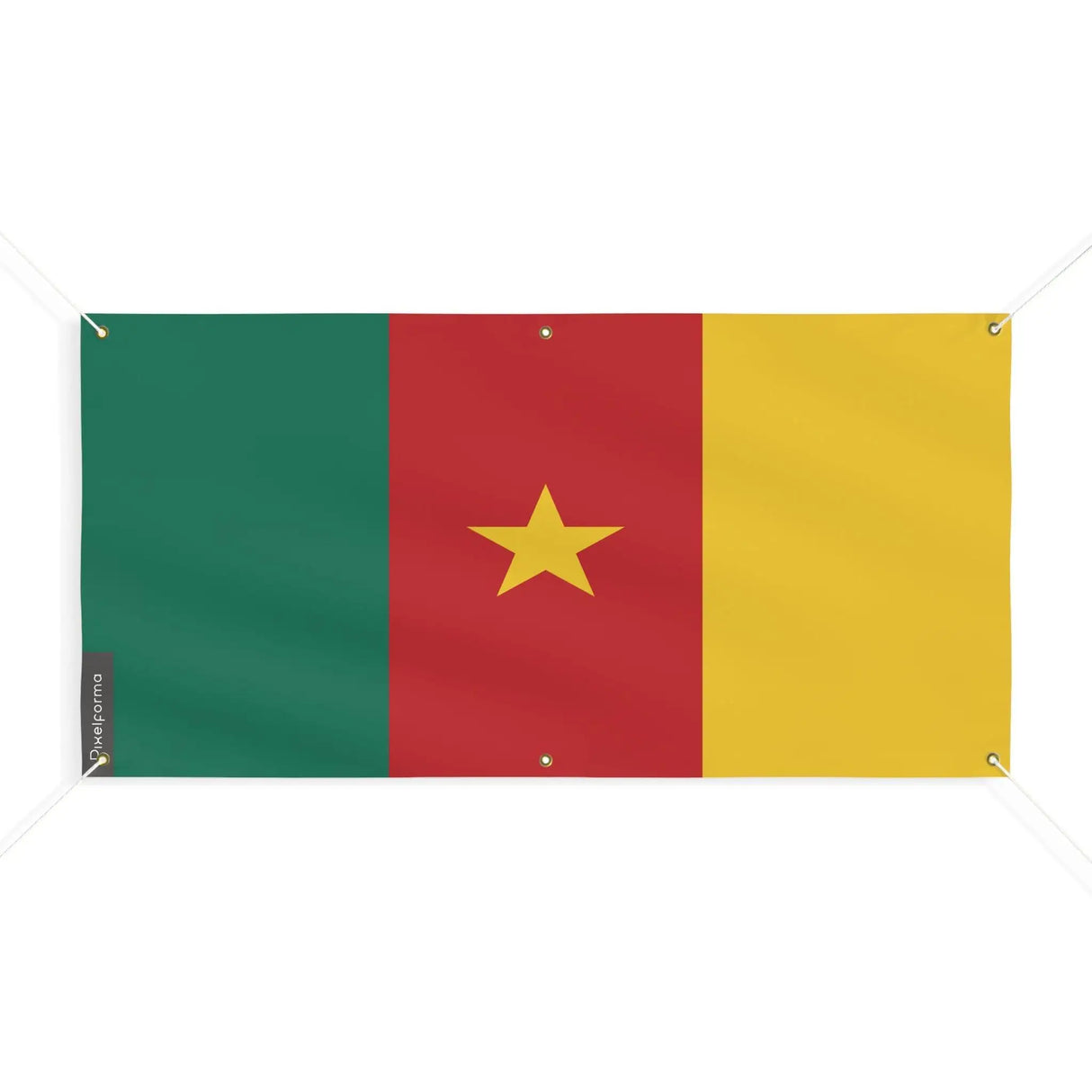 Drapeau cameroun polyester résistant aux intempéries