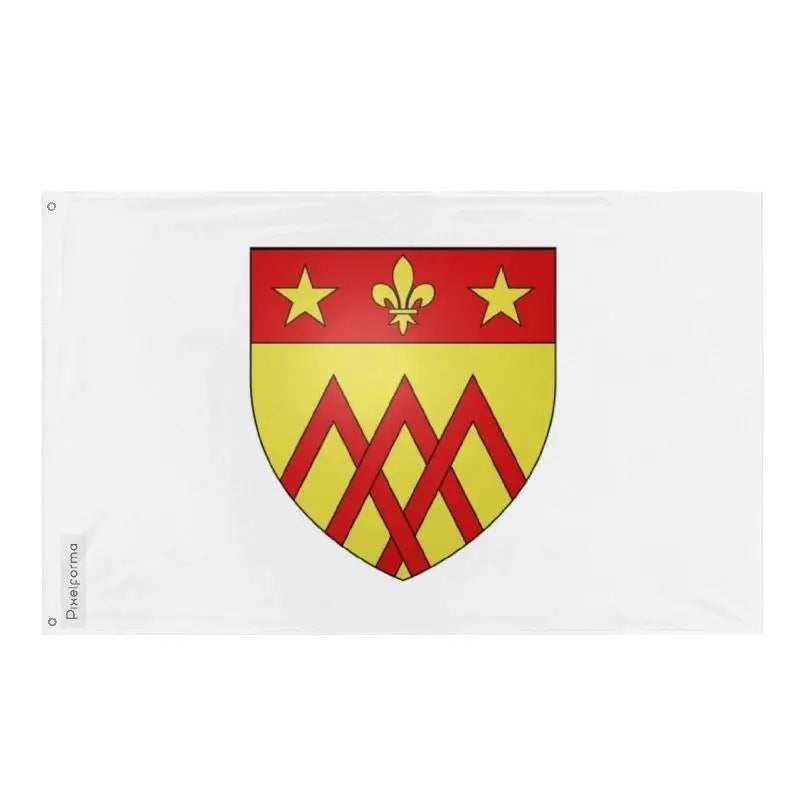 Drapeau cap-santé polyester résistant œillets à gauche