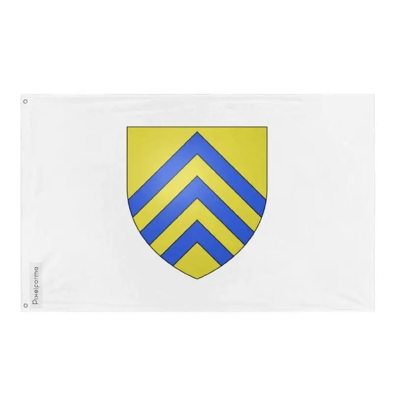 Drapeau carignan polyester résistant avec œillets à gauche