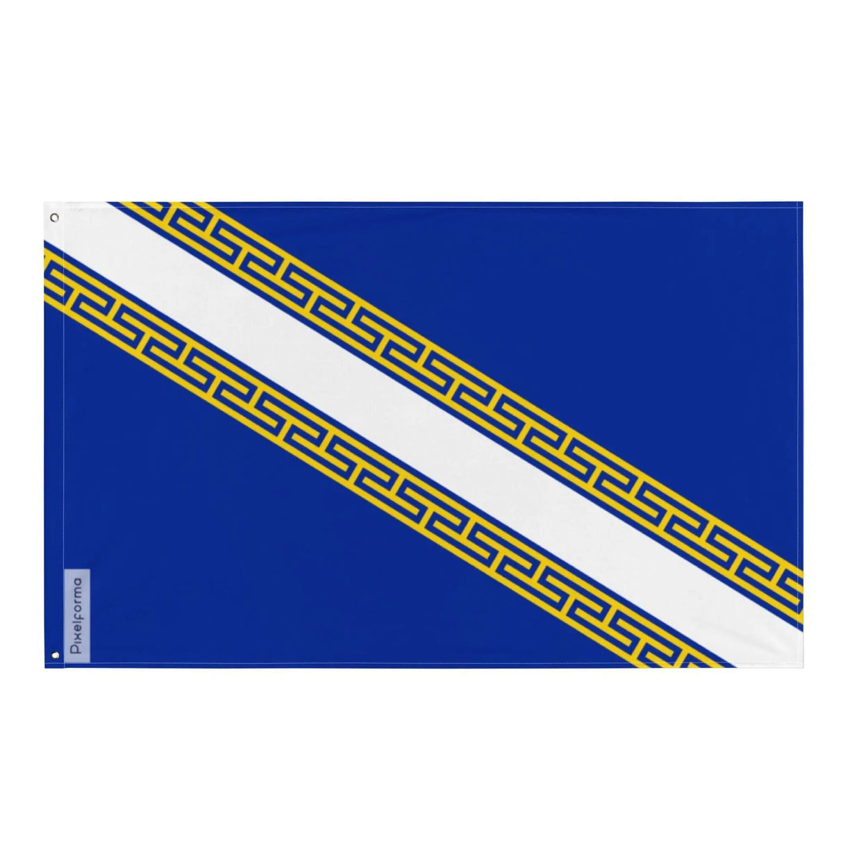 Drapeau champagne-ardenne polyester résistant œillets