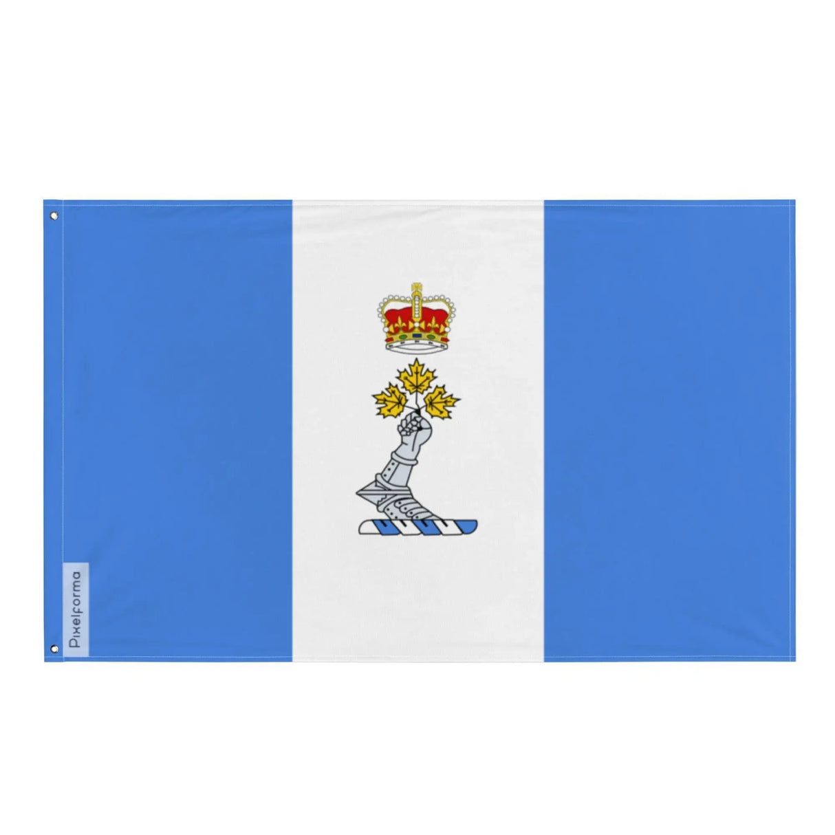 Drapeau collège militaire royal polyester œillets à gauche