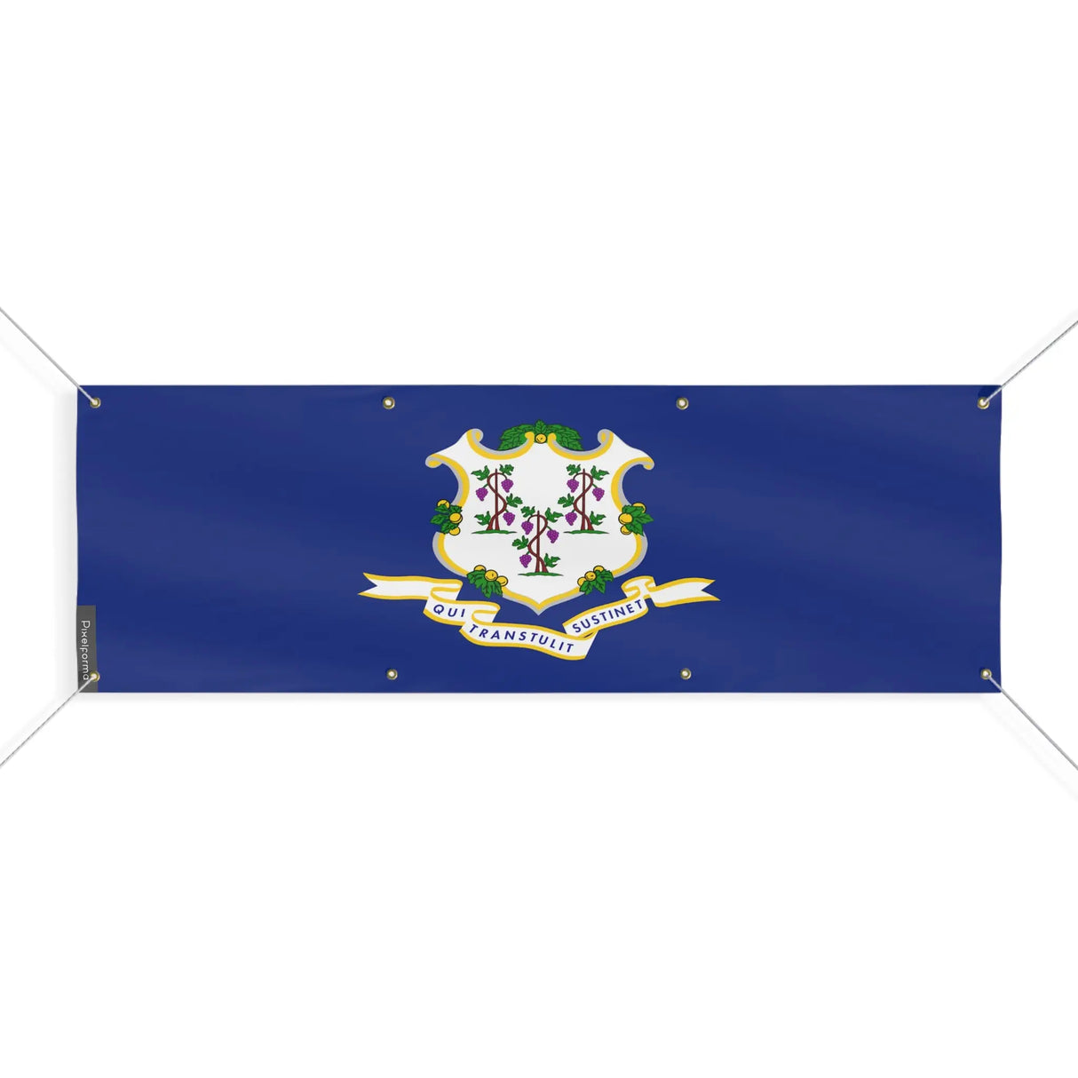 Drapeau connecticut polyester résistant aux intempéries