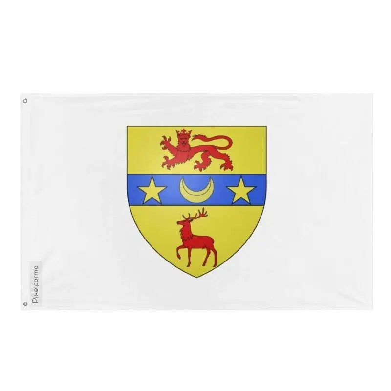 Drapeau danville polyester résistant avec œillets à gauche