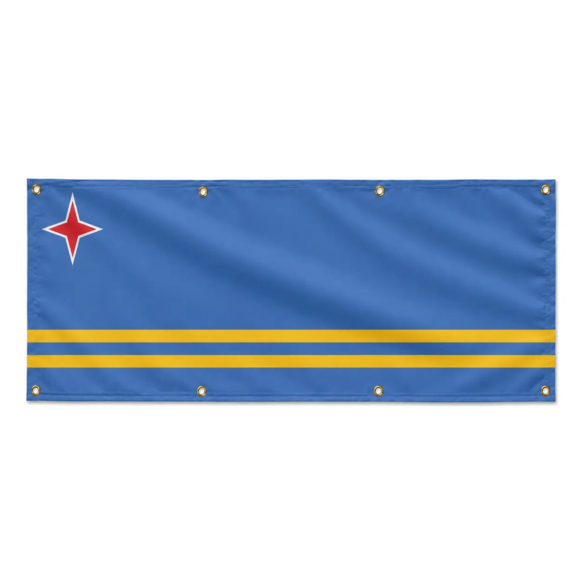 Drapeau aruba polyester résistant aux intempéries extérieur