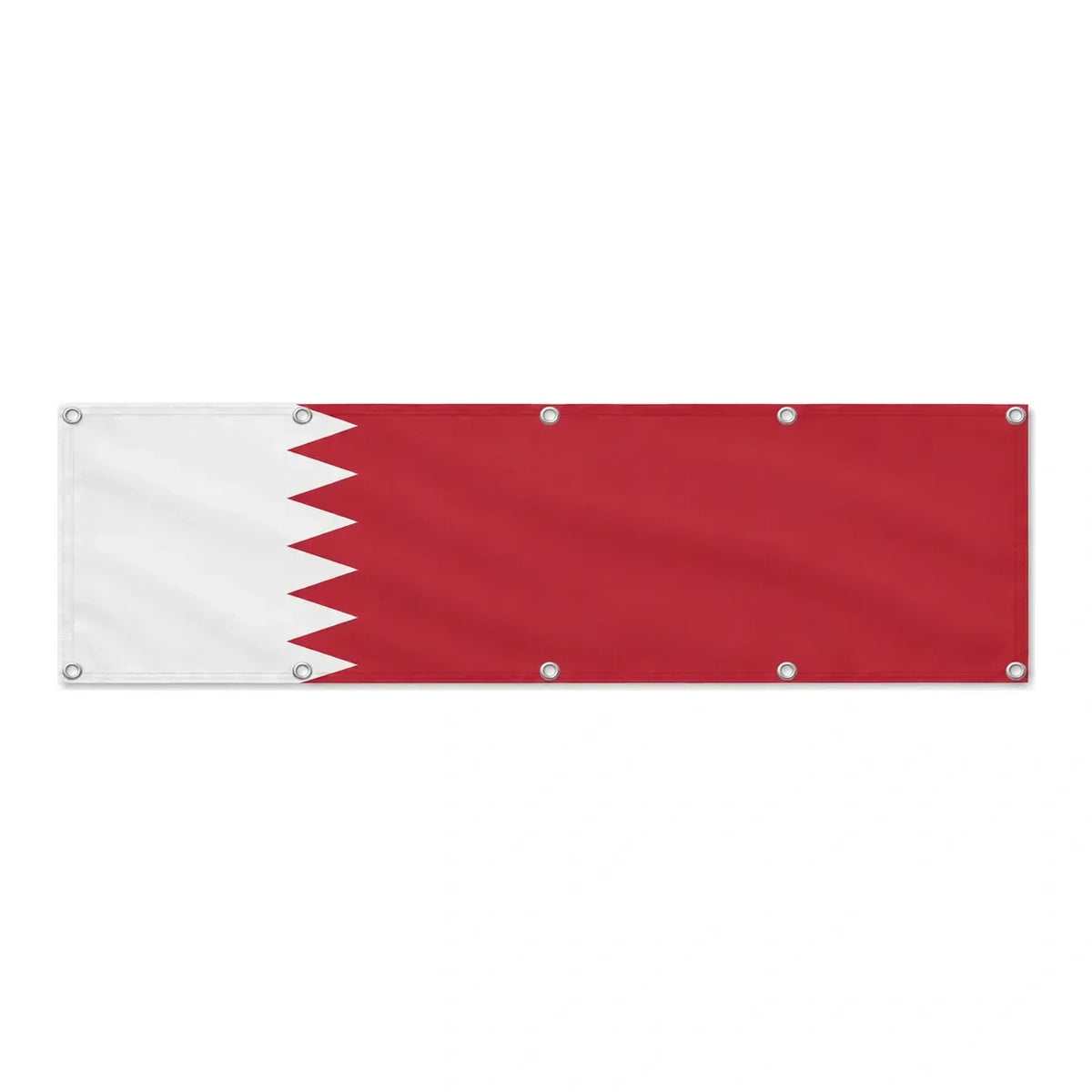 Drapeau de Bahreïn grand format XL en polyester avec dix œillets