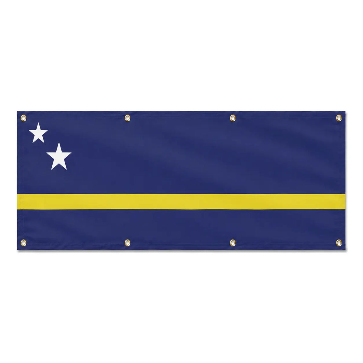 Drapeau curaçao polyester résistant usage extérieur durable