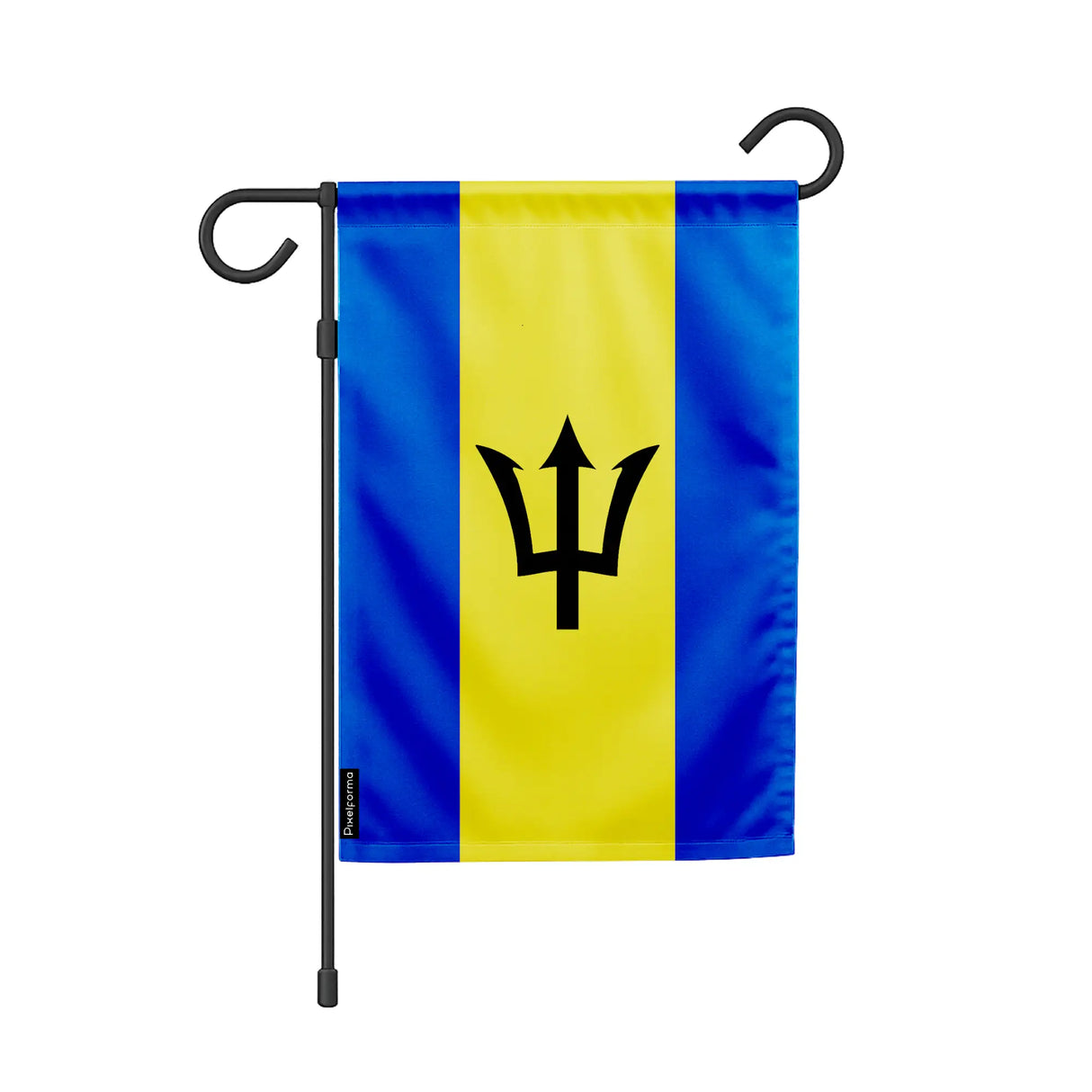 Drapeau de jardin barbade polyester résistant intempéries