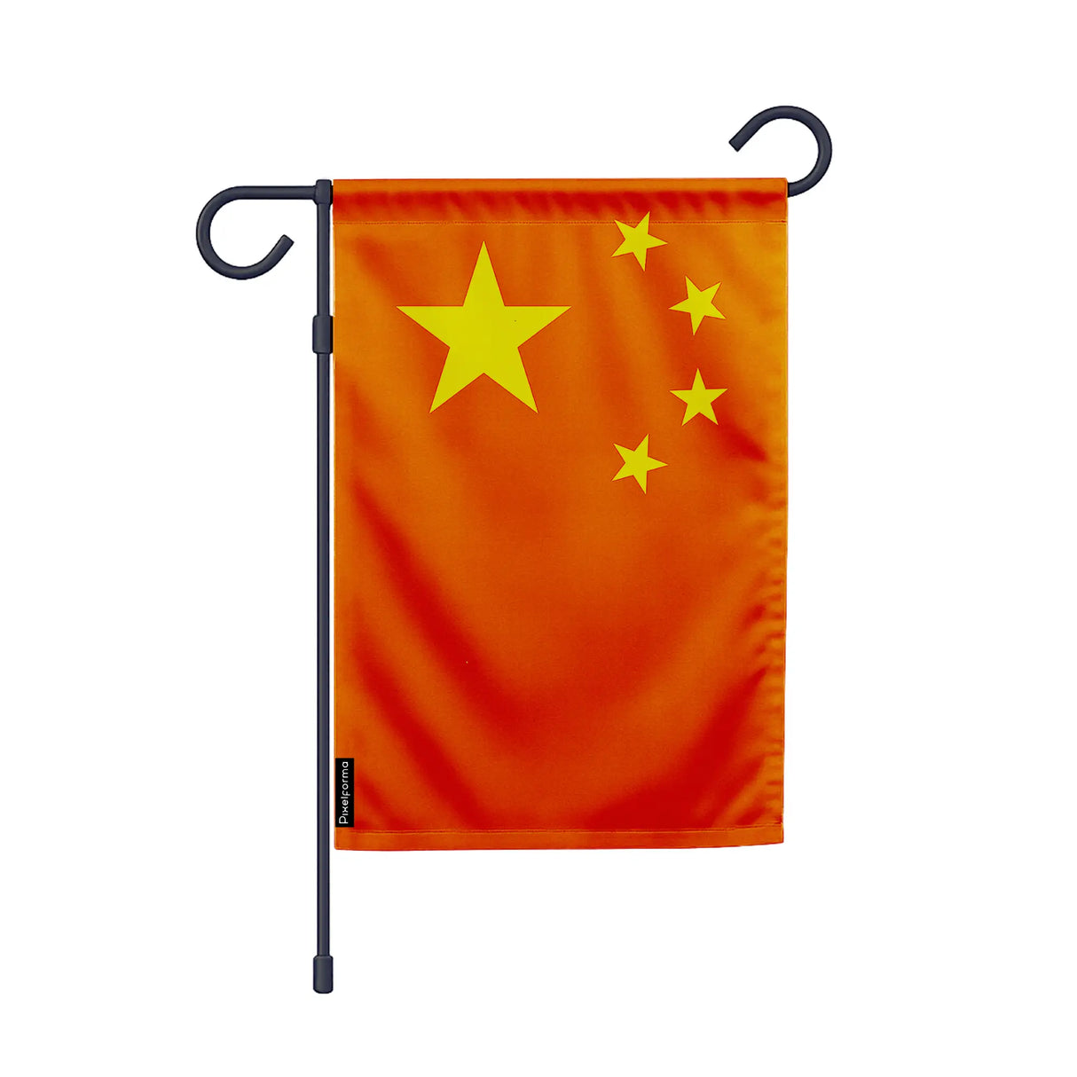 Drapeau de jardin chine polyester résistant couleurs vives