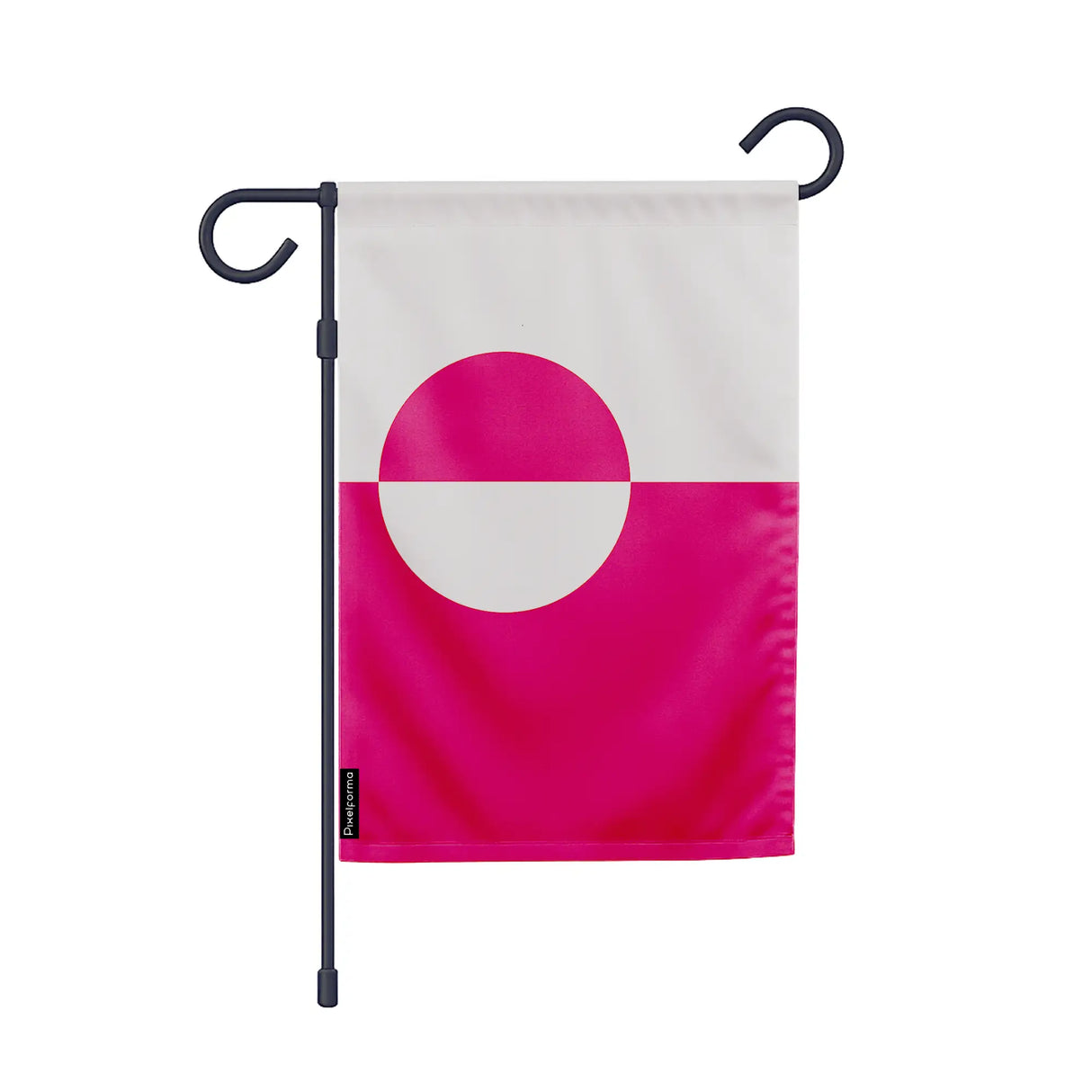 Drapeau de jardin groenland polyester résistant intempéries