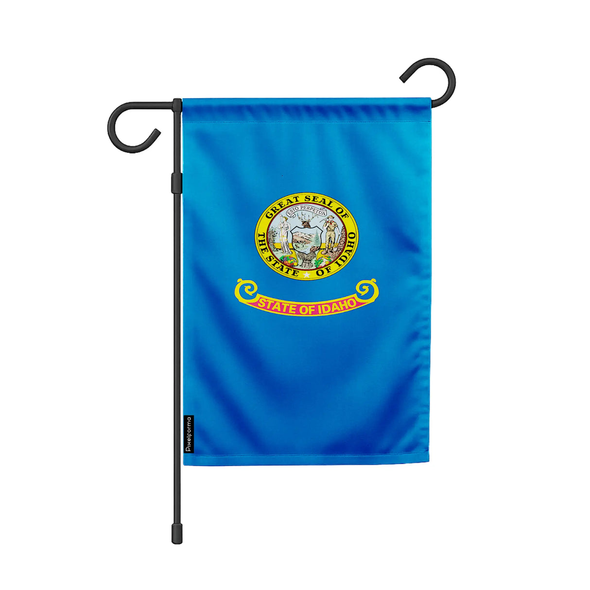 Drapeau de jardin idaho en polyester résistant horizontal