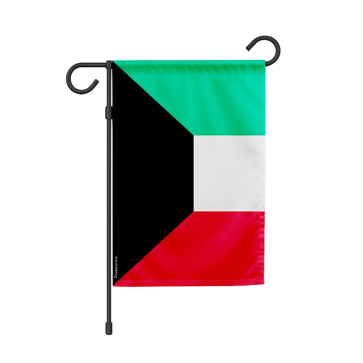 Drapeau de jardin koweït polyester couleurs vibrantes