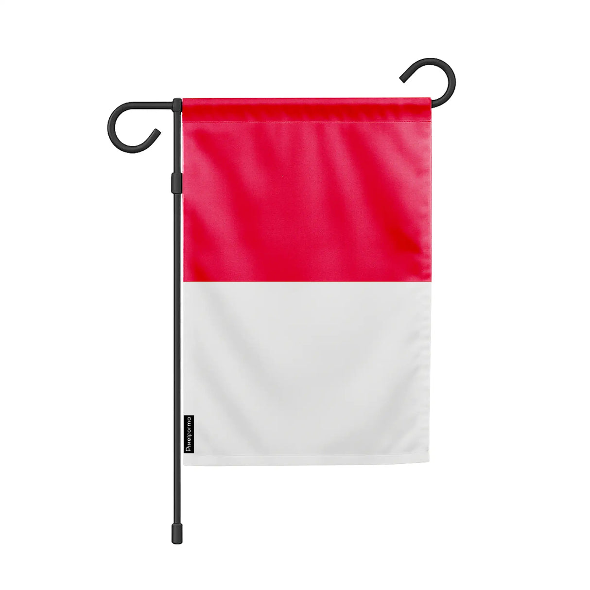 Drapeau de jardin monaco polyester résistant couleurs vives