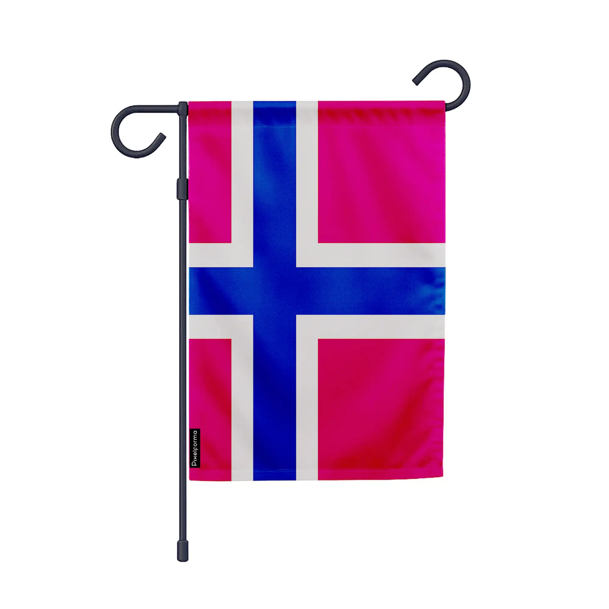 Drapeau de jardin norvège polyester durable format horizontal
