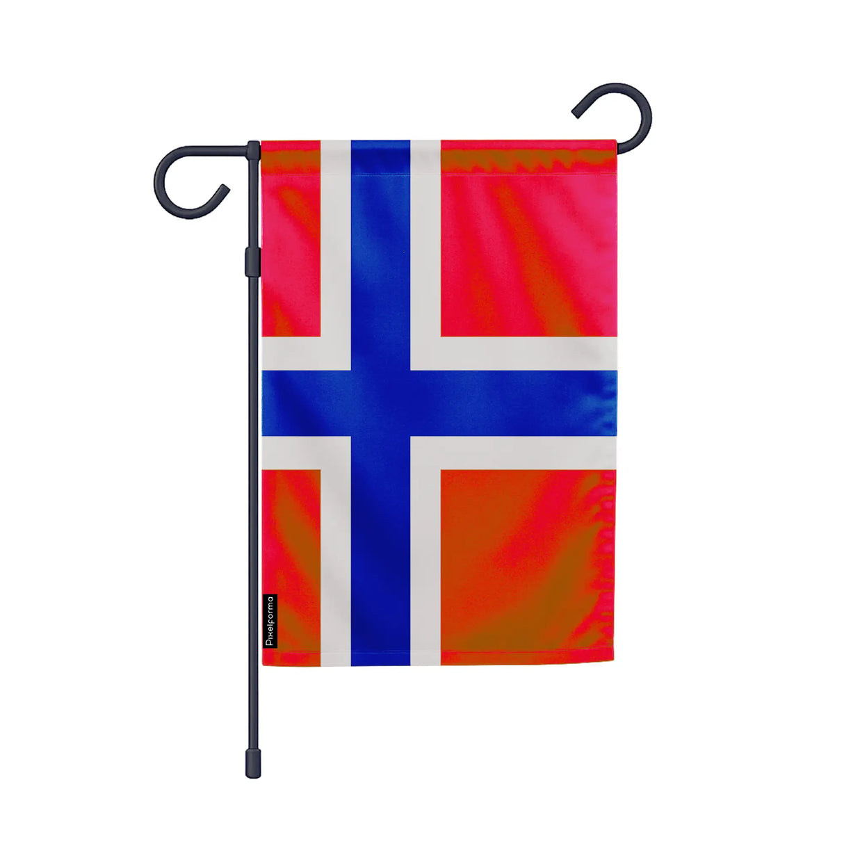 Drapeau de jardin norvège polyester résistant intempéries