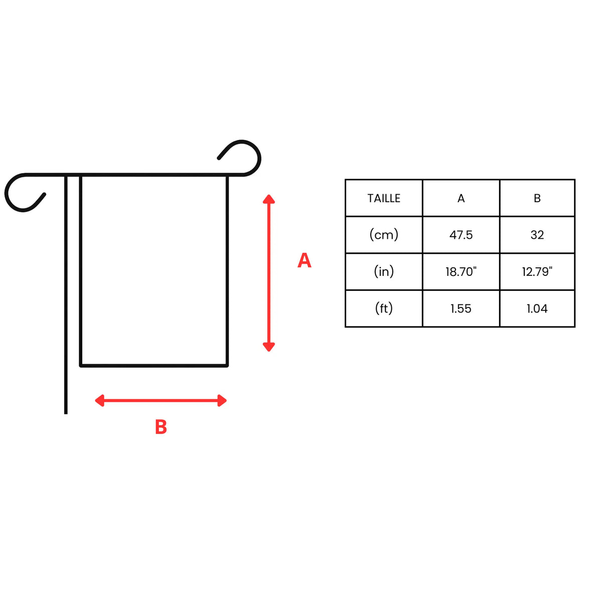 Drapeau de jardin nouveau-mexique polyester résistant horizontal