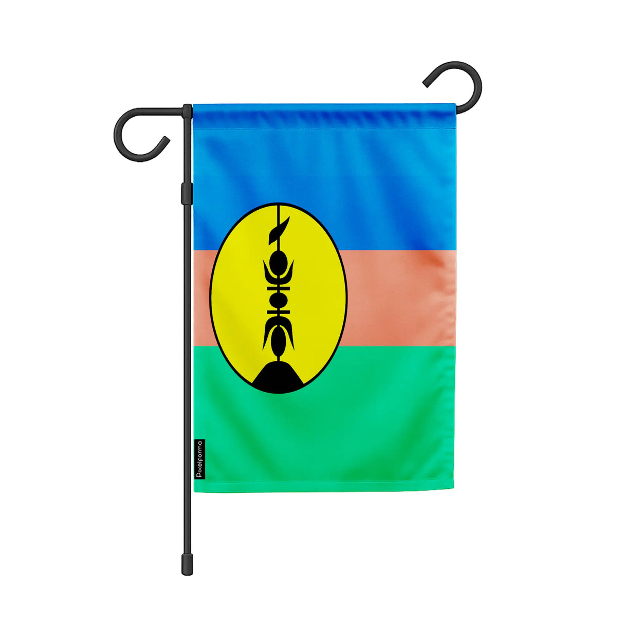 Drapeau de jardin nouvelle-calédonie polyester durable