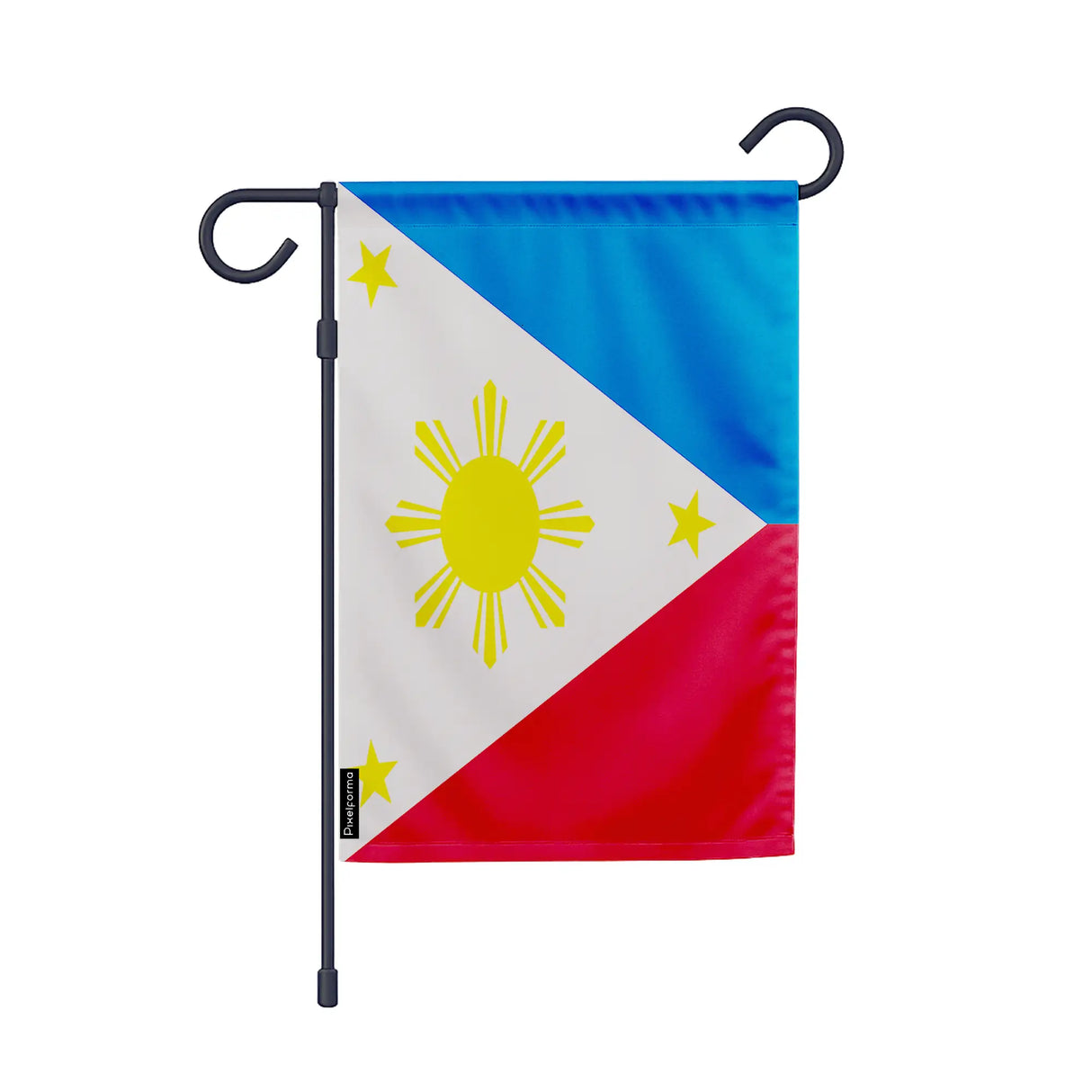 Drapeau de jardin philippines polyester durable horizontal